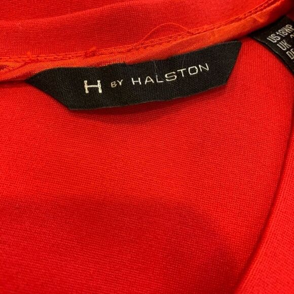 H by Halston Red Fit & Flare Dress Plus Size - Picture 7 of 10